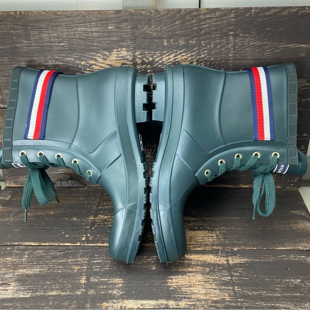 Tommy Hilfiger Trineti Green Rainbow Women's Size 11 - Picture 6 of 12